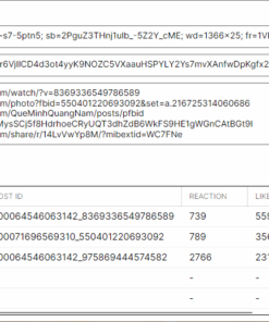 FB Counter - Tool đếm thông tin bài viết facebook - Update 17-11-24