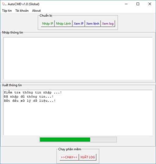 AutoCMD - Phần mềm thực hiện lệnh hàng loạt qua telnet - Ảnh 2