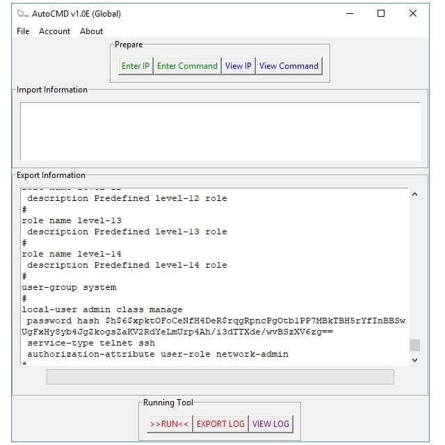 AutoCMD - Auto execute batch commands and export log