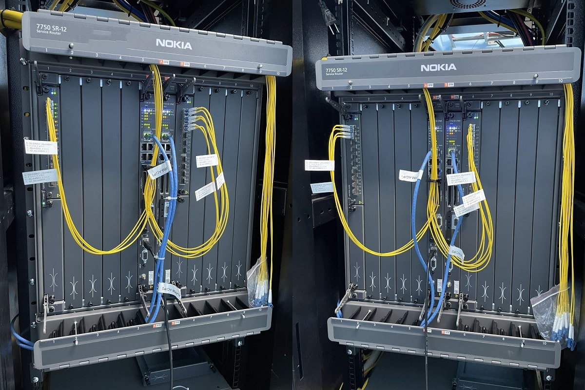 Basic configuration in Nokia 7750 Service Router