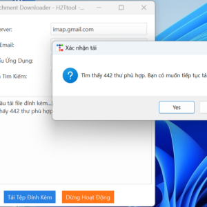 Tải Tệp Đính Kèm Trên Email Hàng Loạt - Mail Attachment Downloader