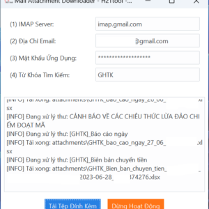 Tải Tệp Đính Kèm Trên Email Hàng Loạt - Mail Attachment Downloader