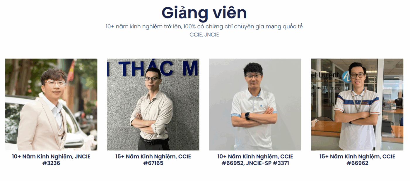 Giảng viên chất lượng tại RoutingBit