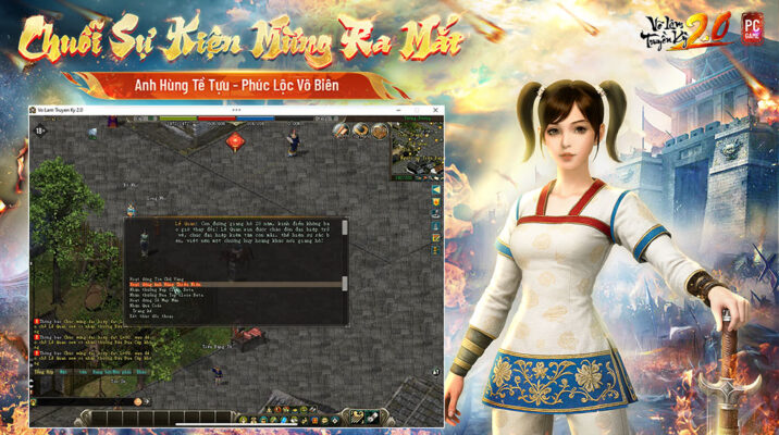 Danh sách bản đồ luyện công và điểm lưu rương Võ Lâm 2.0 PC từ cấp 1x đến 9x